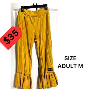 Women’s Matilda Jane Golden ruffle pants